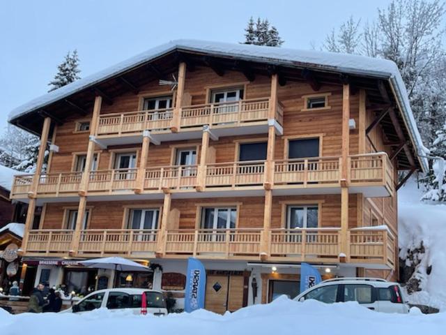 Ferienwohnung Les Amborzales Le Grand-Bornand Exterior foto